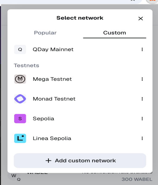 Connect wallet prompt