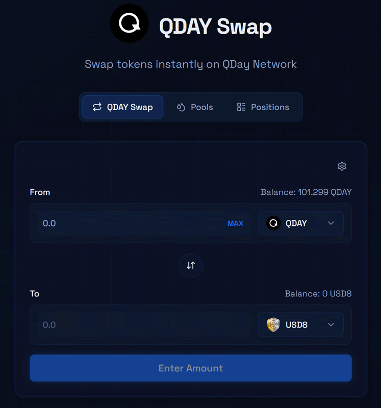 QDAY Swap